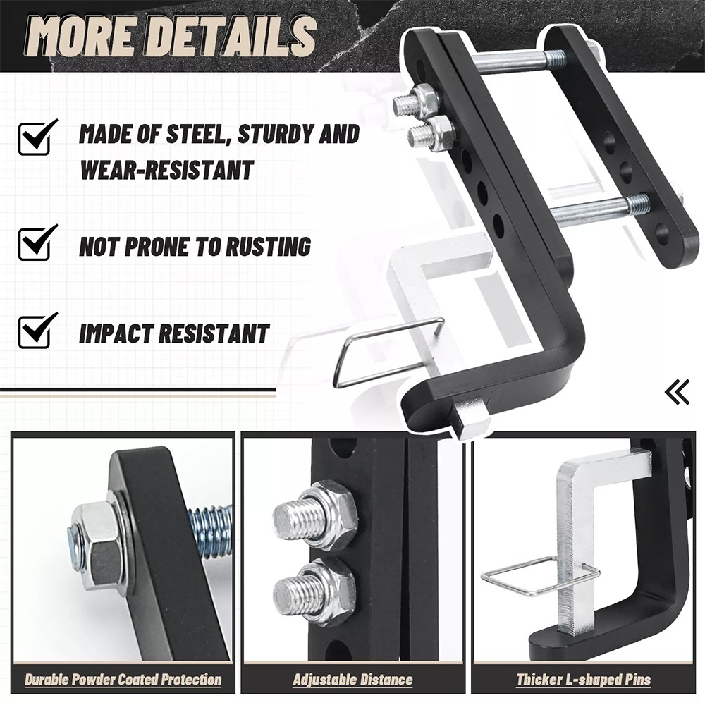 2PCS Trailer Sway Control Bracket for Equalizer Hitch-Weight Distribution System