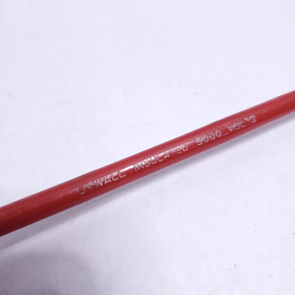 Oxwall Insulated 5000V 8" Flat/Slotted Screwdriver