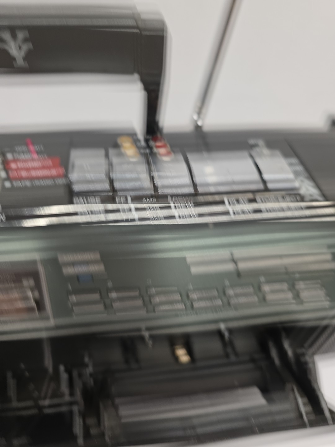 Sony CFS-W501 Soundrider AM FM Dual Cassette Player Only Side B/ Radio Working