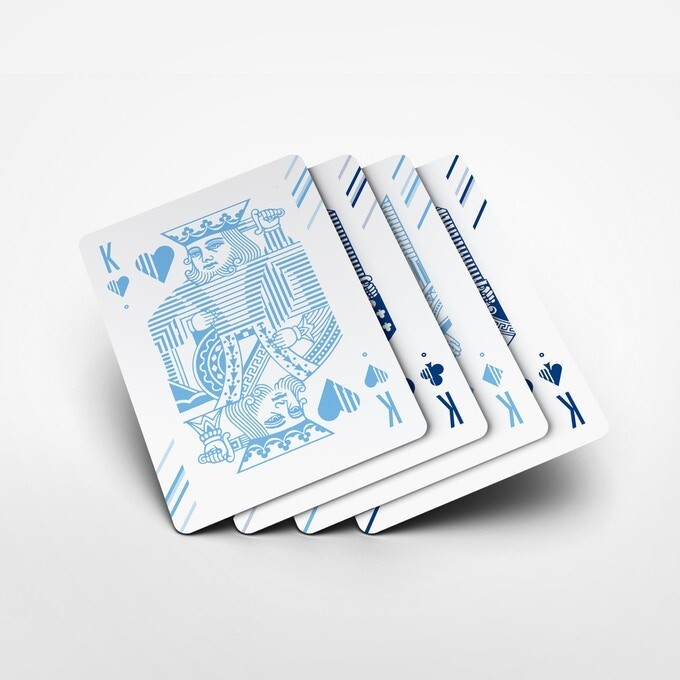 Mono Xero (Blue) - Playing Cards -