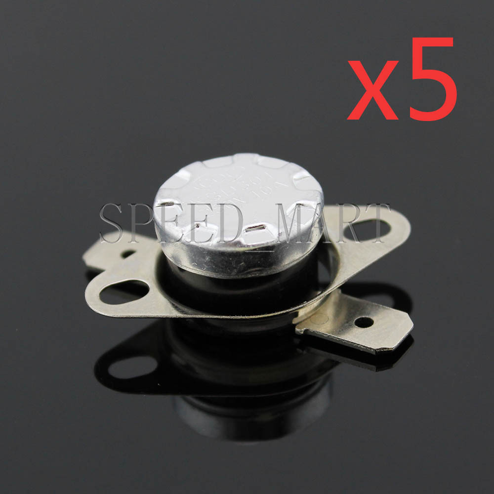 5 x Temperature Switch Control Sensor Thermal Thermostat 85°C N.O. KSD301