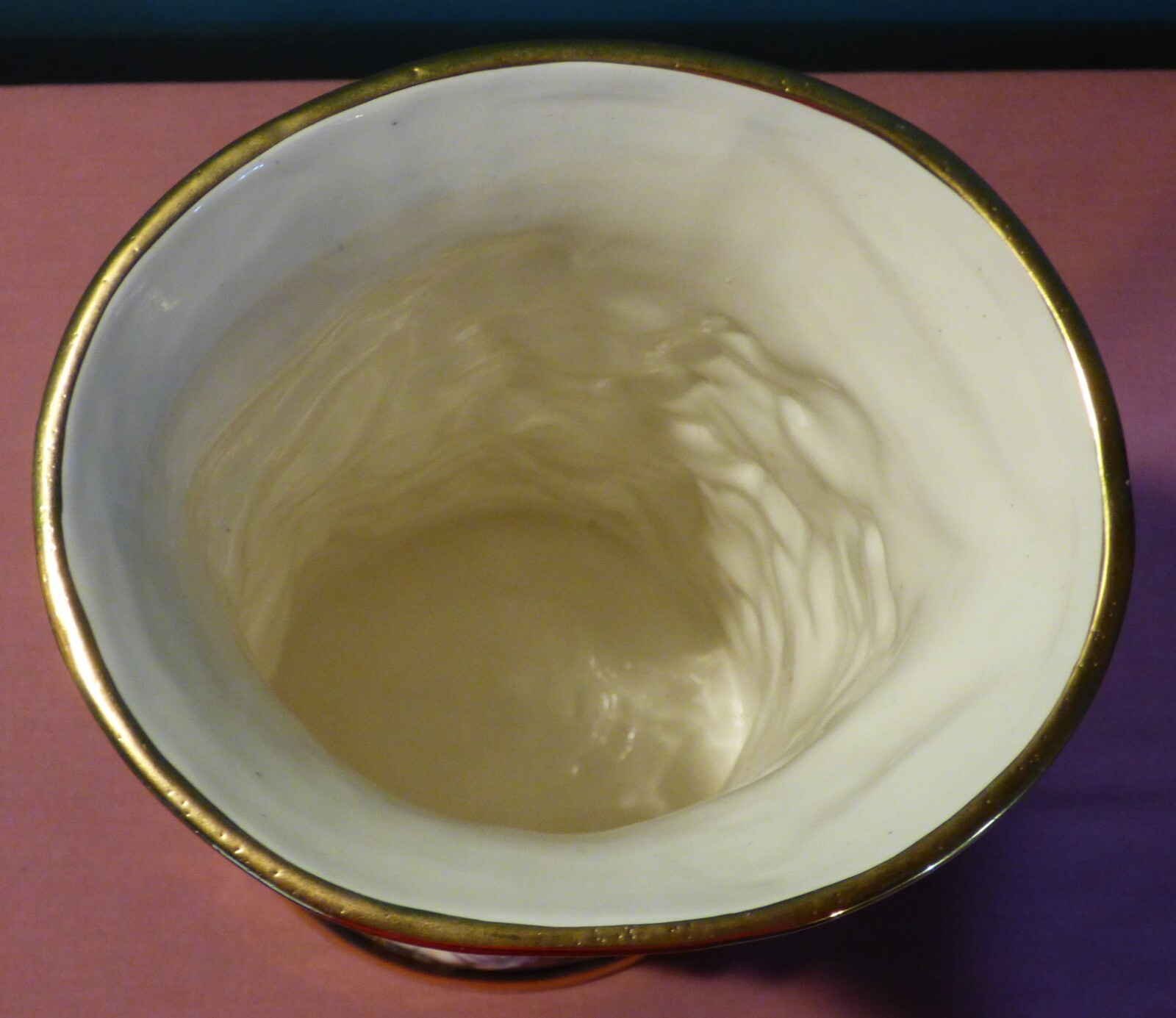 Vintage Capodimonte Large Porcelain Figural Vase 12" Tall