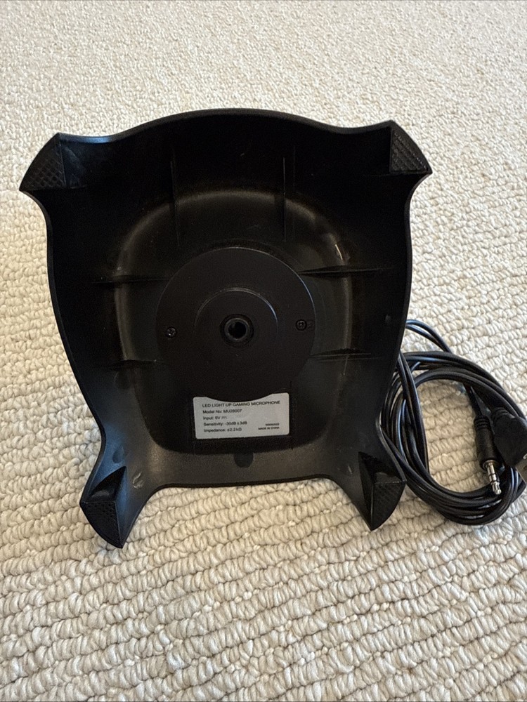 LED Light Up Gaming Microphone MU28007 WORKING