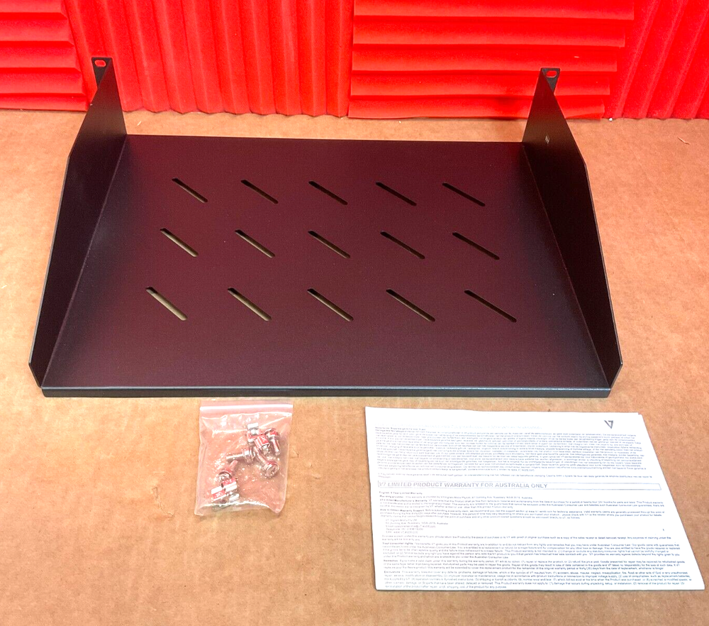 V7 Rack Shelf (2U) RMSH2UV-1N ✅ ❤️ ✅ ❤️ ✅ ❤️ OPEN BOX!! ✅ ❤️ ✅ ❤️ ✅ ❤️