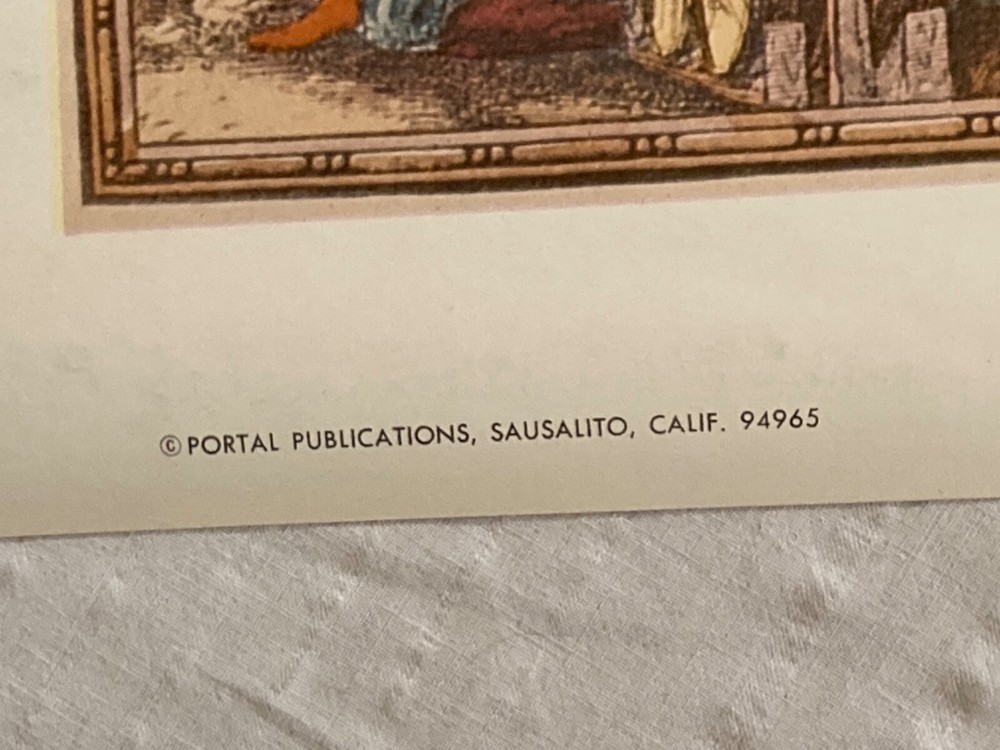 Two Hemispheres 1971 Matte Poster Portal Publications Sausalito California