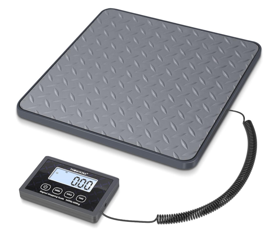 THINKSCALE 440lbs Shipping Scale–Accurate Digital Postal Scale with LCD Display