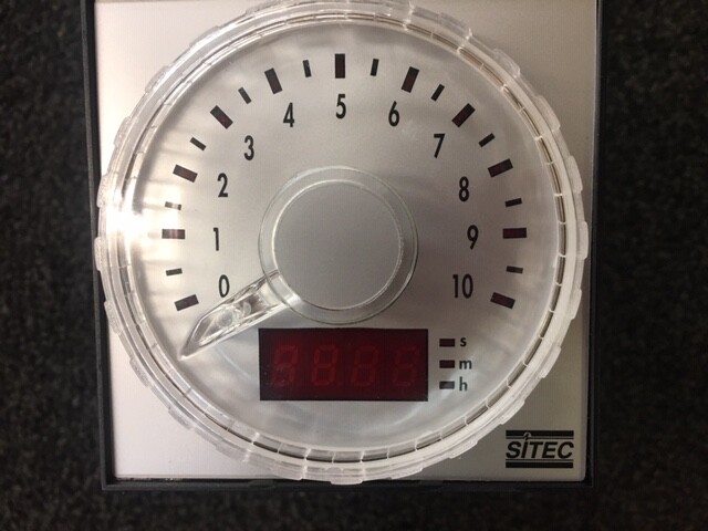 SITEC 10 MINUTE TIMER MODEL 96.024FOR LUCKS SPIRAL MIXER