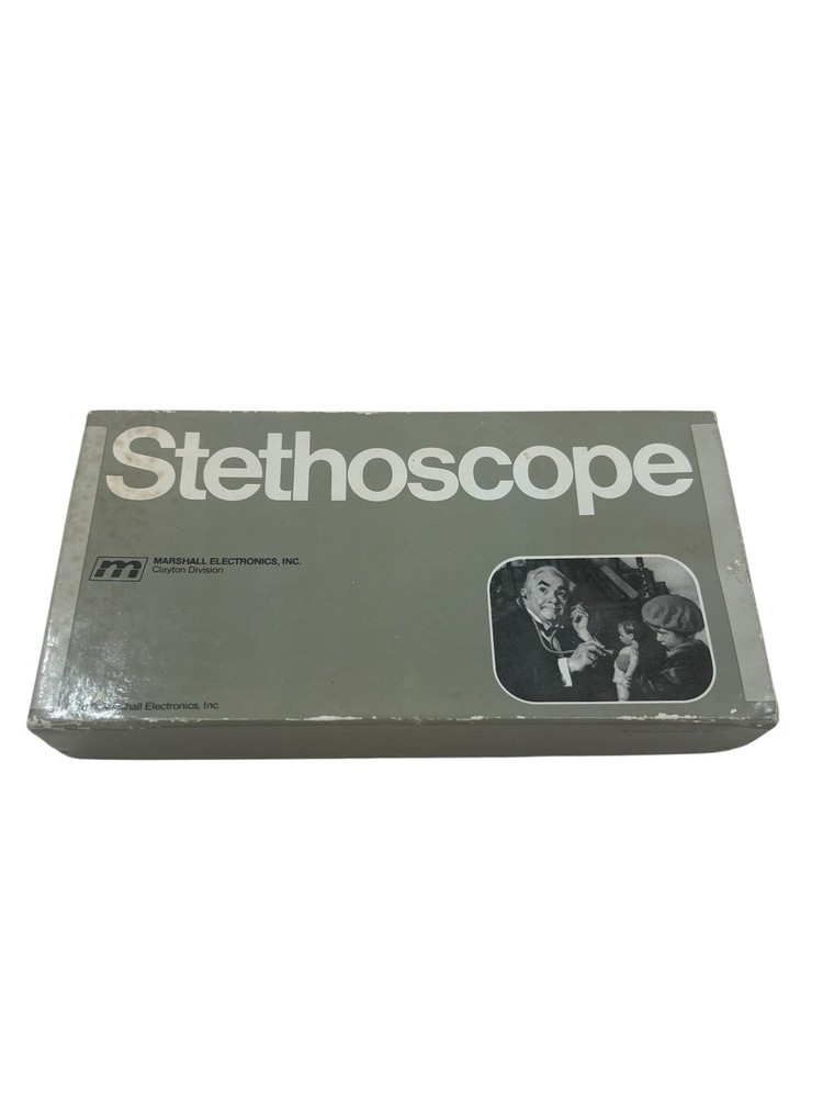 Vintage 1977 Marshall Electronics Lightweight Nurses’ Stethoscope 414 Chrome