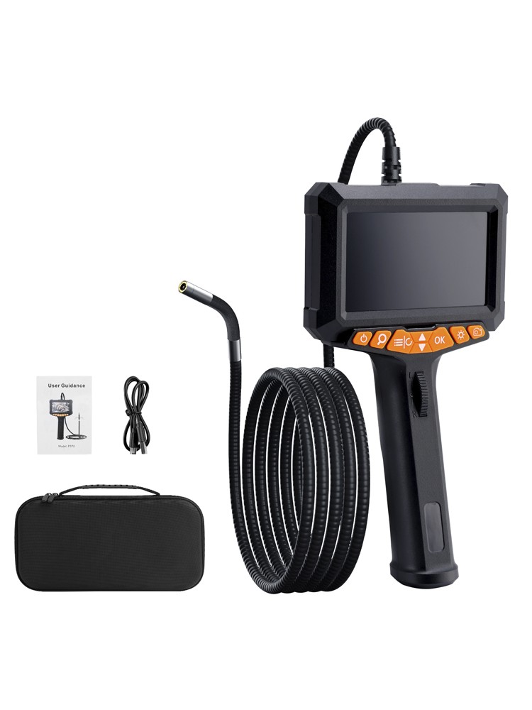 Two-Way Articulating Borescope Industrial Endoscope Inspection Camera 1080P E4
