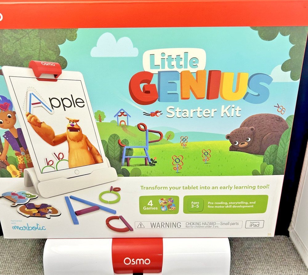 Osmo Little Genius Starter Kit for iPad Ages 3–5 | Early Math | Complete Set