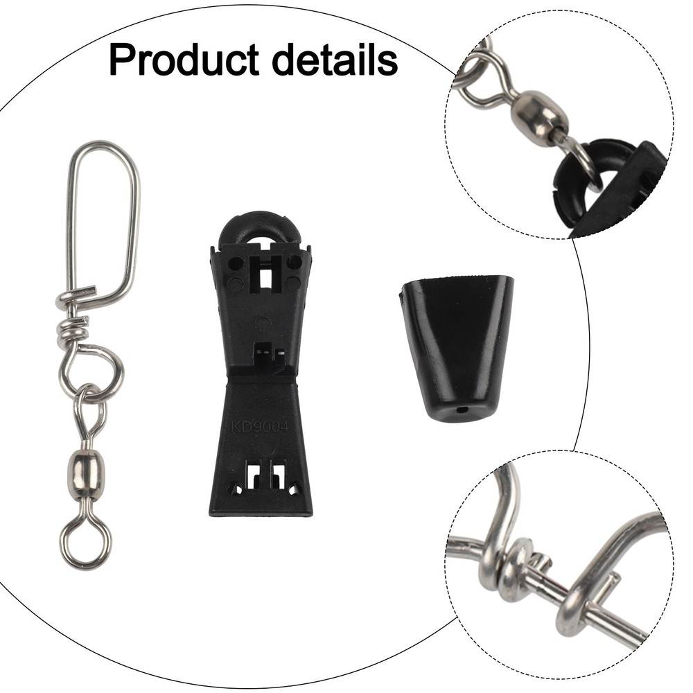 Downrigger Cable Terminators 4pcs Trolling Connectors for Easy Fishing Setup