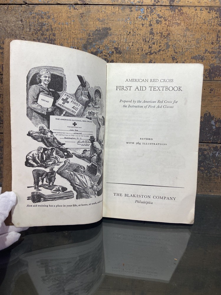 American Red Cross First Aid Textbook 1945