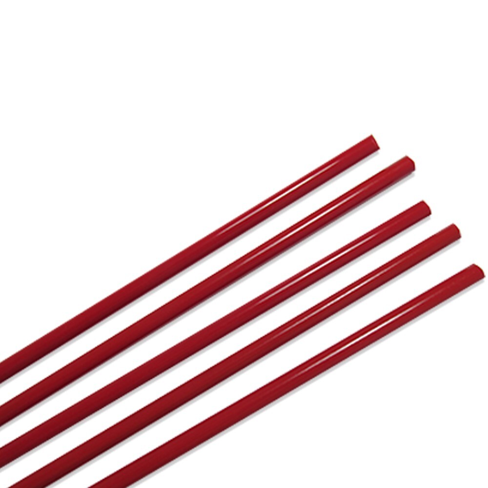 Oceanside Glass Rods Red Opal 96coe 1lb.Bundle