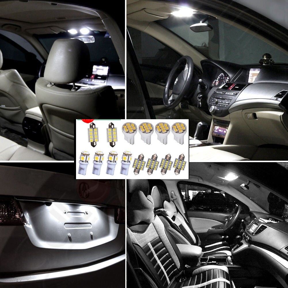14pcs White LED Interior Lights Package Kit For 2009 - 2017 2018 RAM 1500