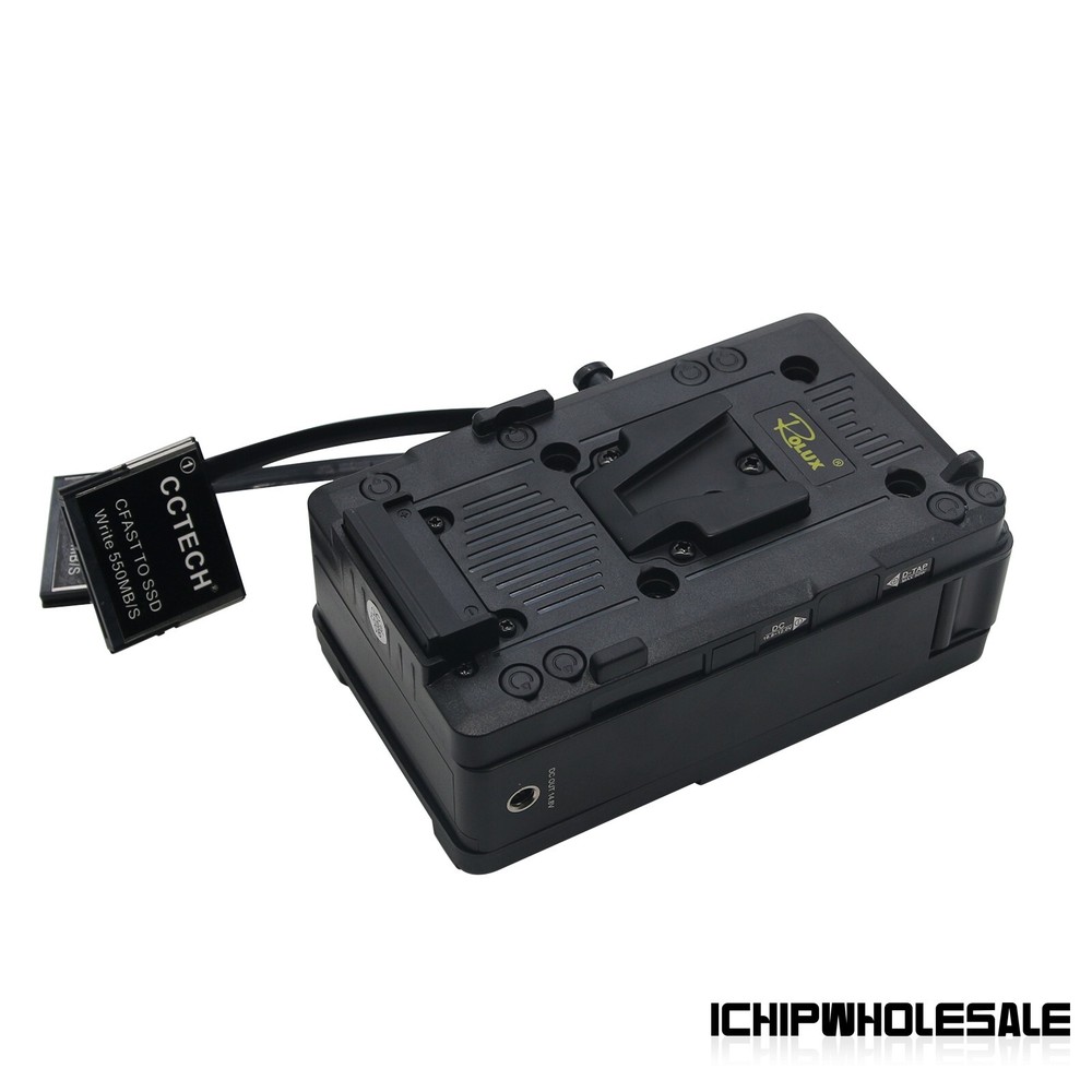 CCTECH CFSSD CFast 2.0 to SSD Blackmagic URSA Mini Broadcast + V-Mount Plate