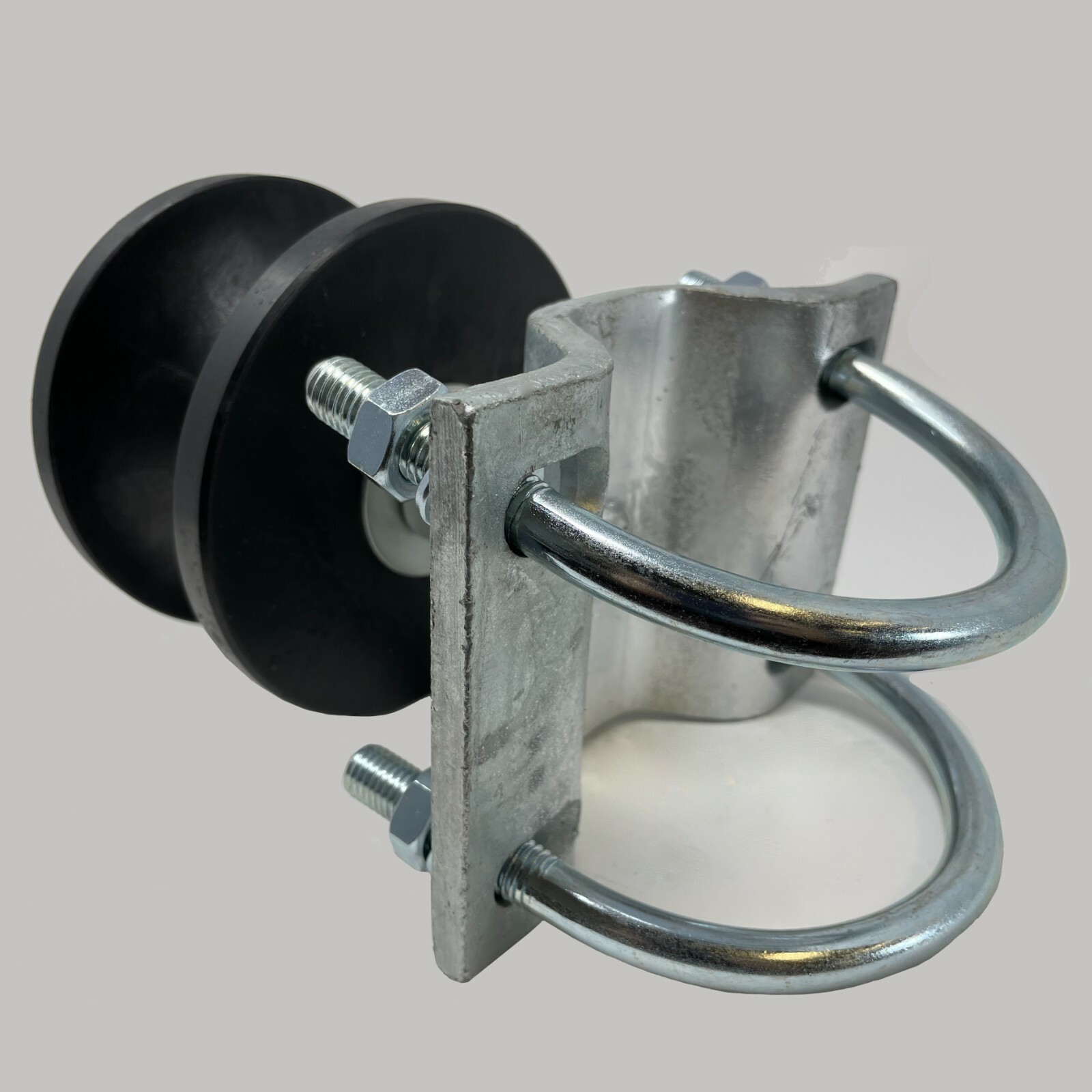 4" Cantilever Gate Roller 2" Round Post Heavy Duty Nylon for Chain Link Fence