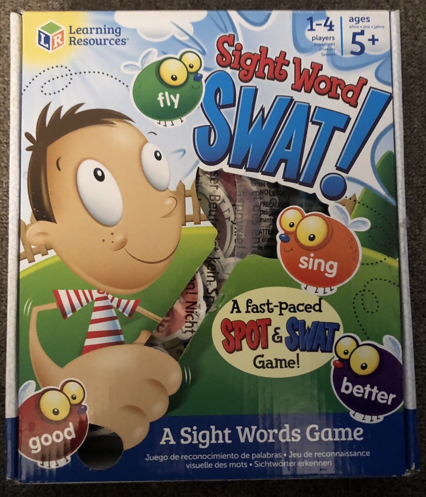 Learning Resources Sight Word Swat a Sight Word Game NIB