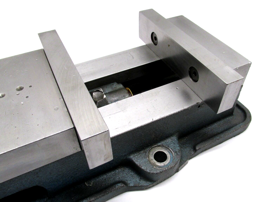 NICE! KURT ANGLOCK 6" MILLING MACHINE VISE w/ JAWS & HANDLE - #D60