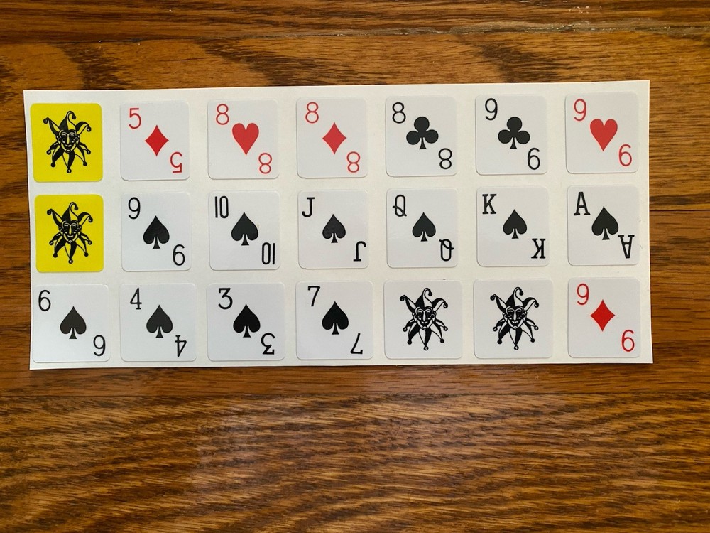 Maverick Sega Pinball Machine Drop Target Decals