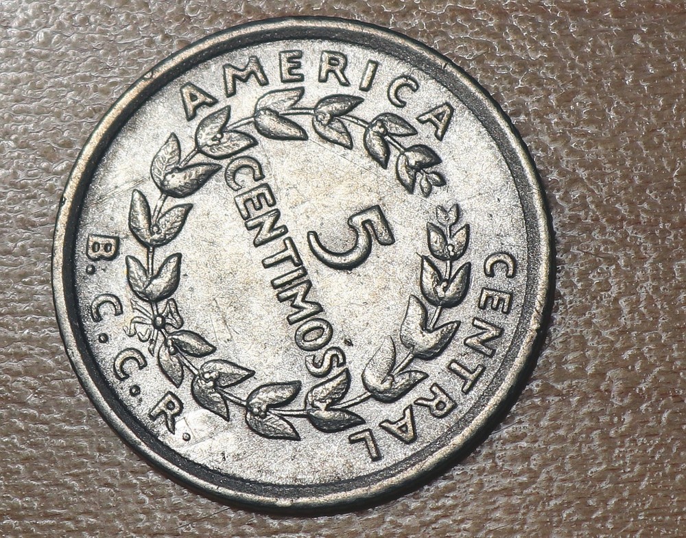 1967 Costa Rica 5 Centimos