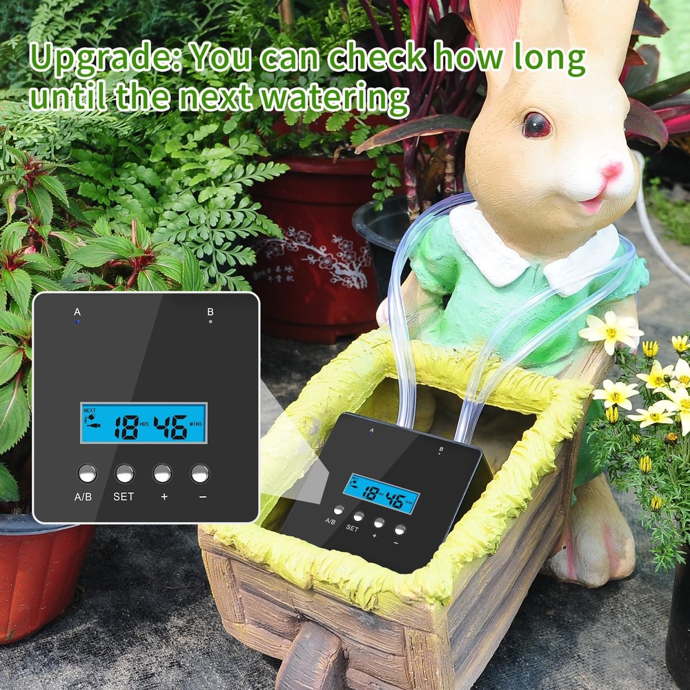 DAOTAILI Automatic Watering System for 20 Potted Plants w/ 30-Day Timer