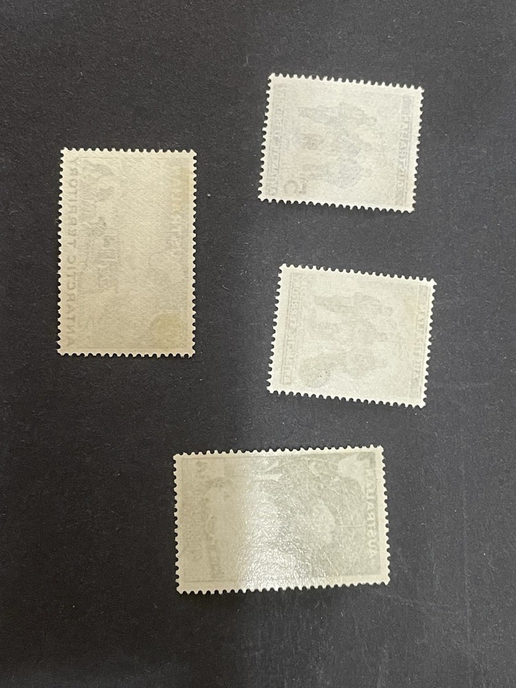 Australian Antarctic Territory Pre-decimal Mint Stamps.
