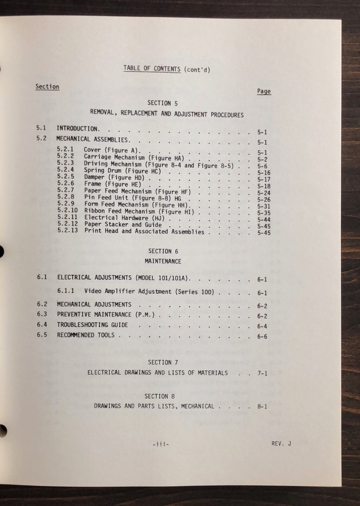 Centronics Model 101A Printer Technical Manual (1978)
