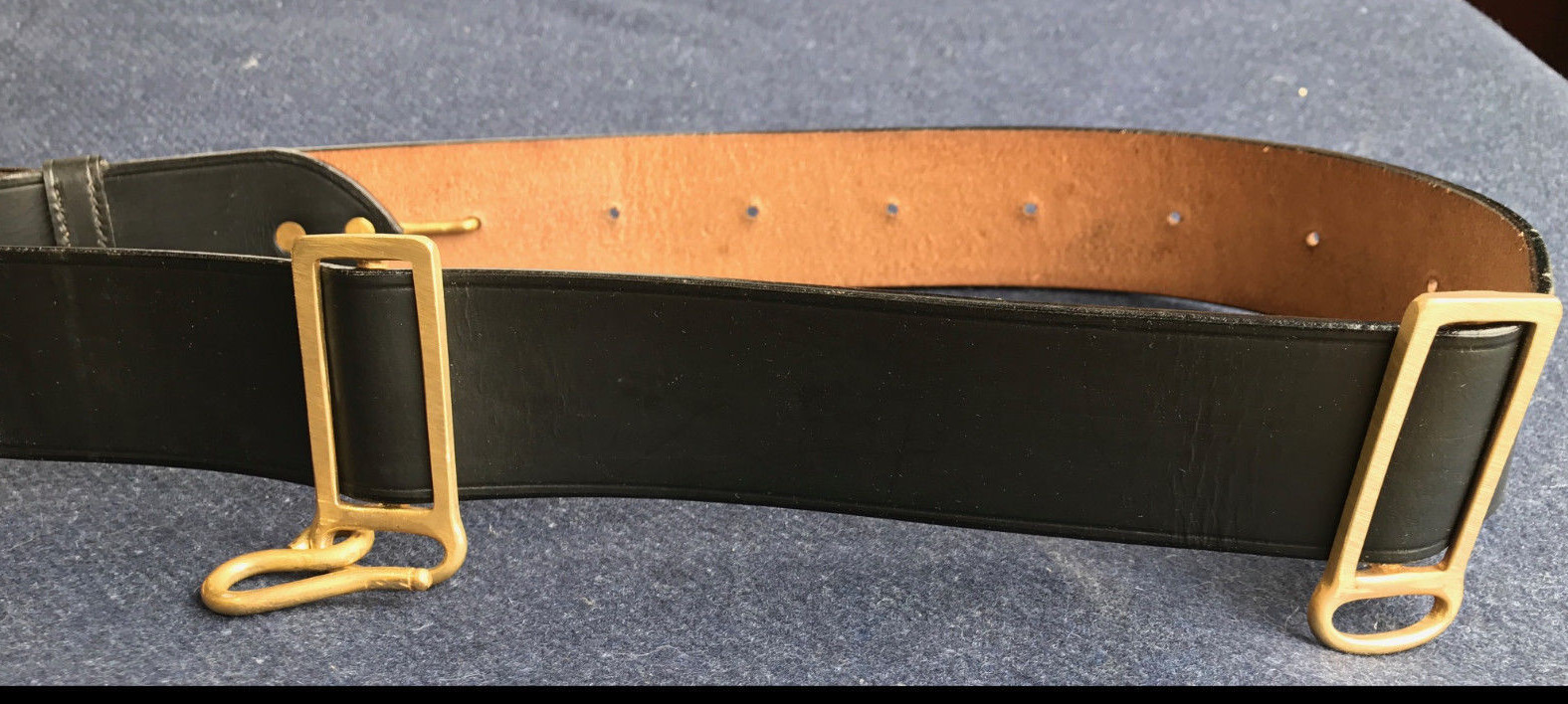 M1874 Cavalry Leather Saber Belt with US Buckle Size MEDIUM (36-42) Indian Wars