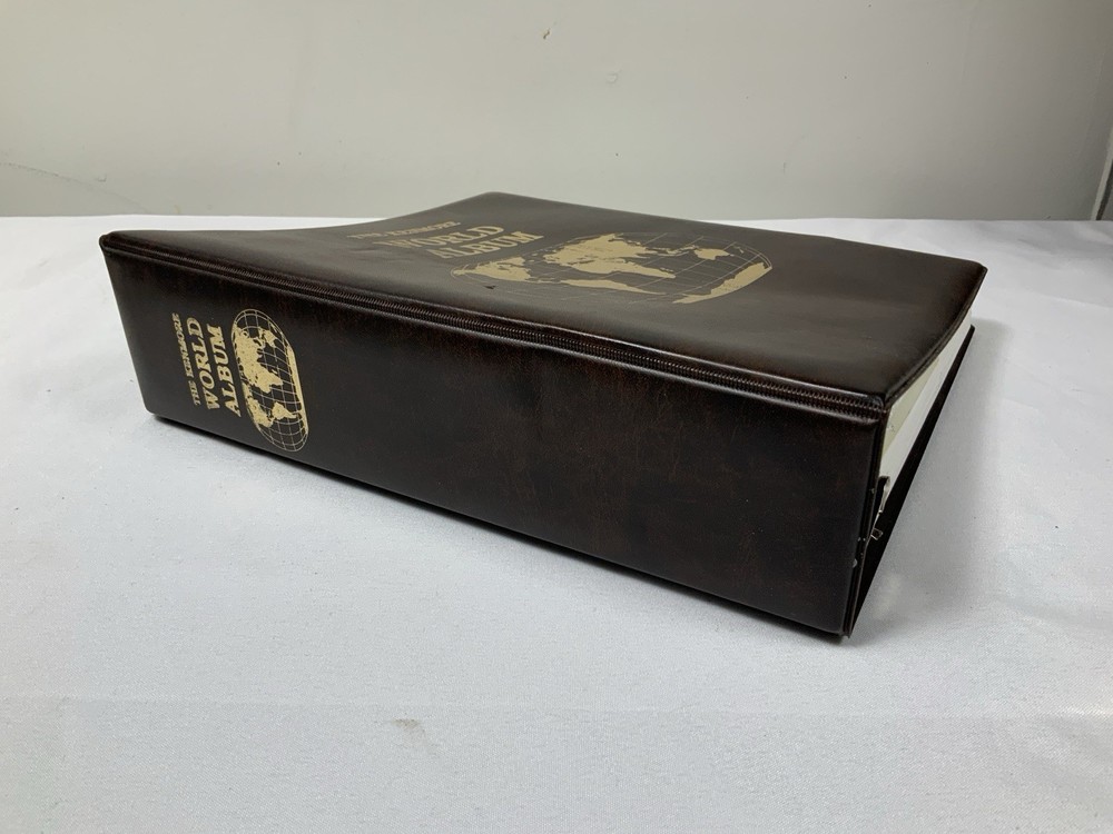 NEW UNUSED The Kenmore World Stamp Album Worldwide w/ Pack Extra Blank Pages