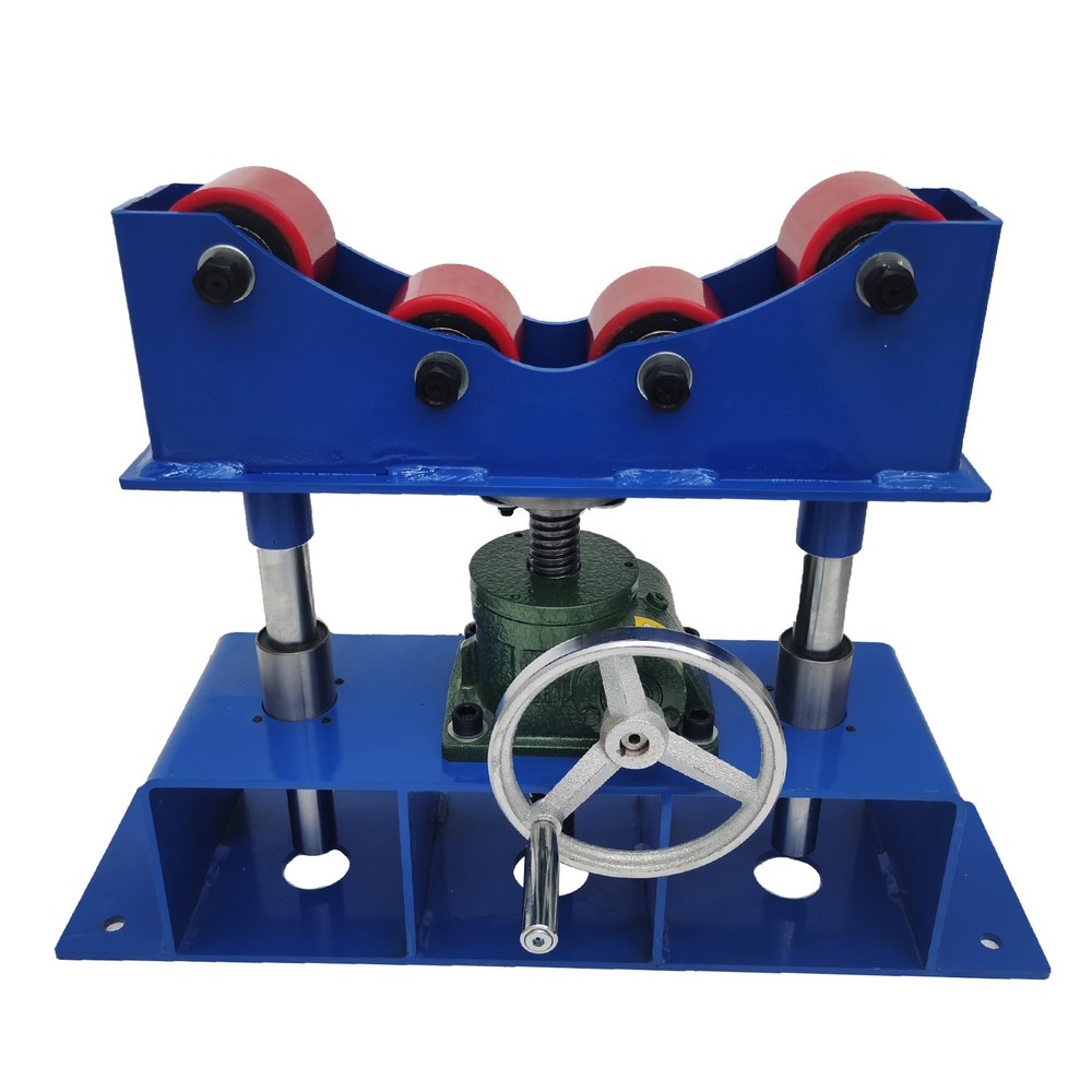 Manual Welding Roller Bracket Load 500KG Welding Turning Roller Support Frame