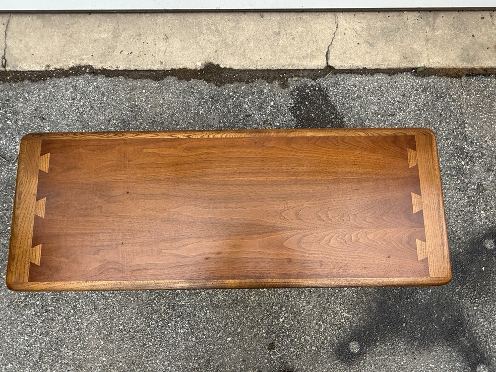 Mid-Century Modern Andre Bus Walnut Coffee Table by Lane