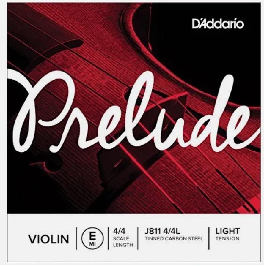 Prelude Violin Single E String, 4/4 Scale, Light Tension