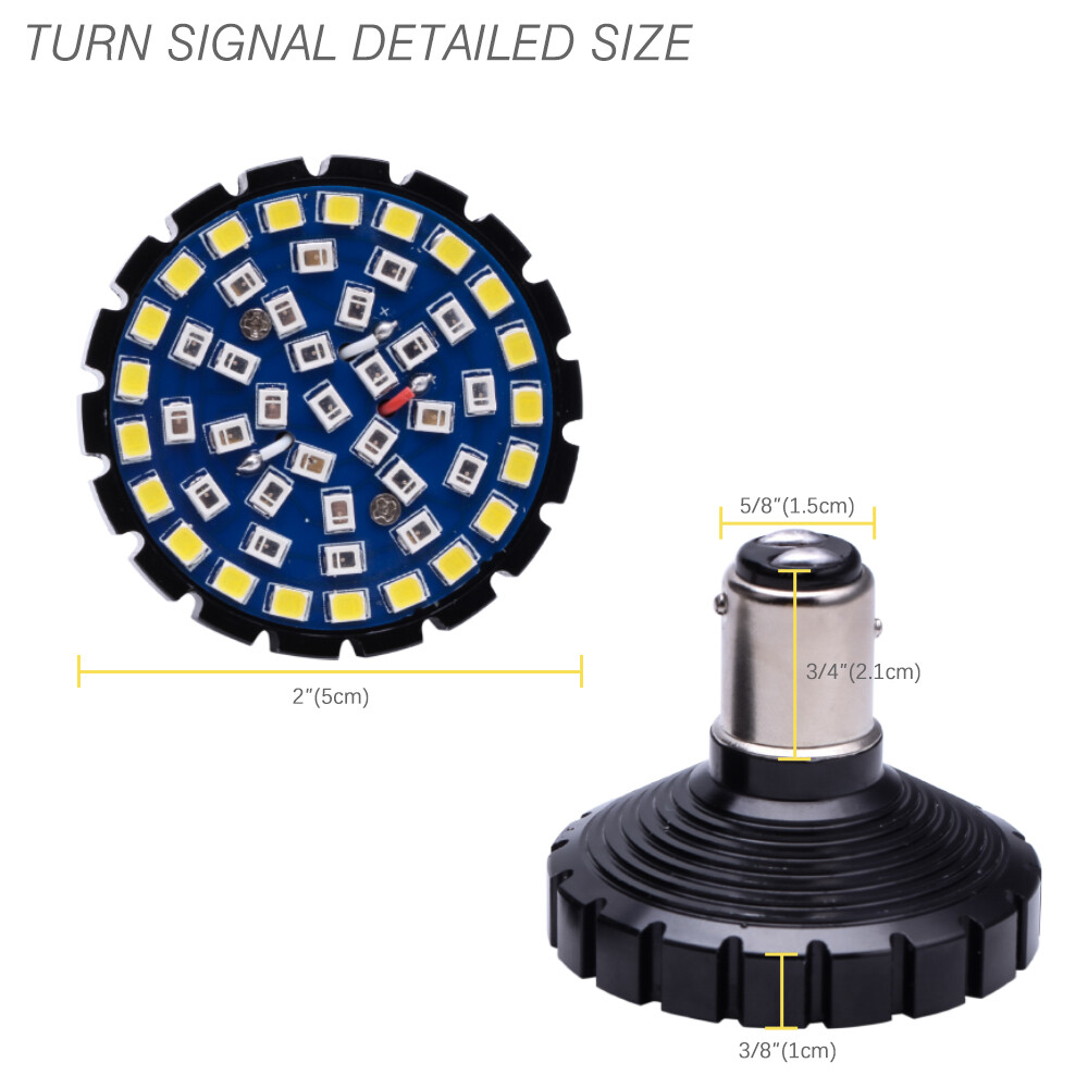 For Harley Street Glide Front Rear LED Turn Signals Blinker Brake Lights 1157 DM