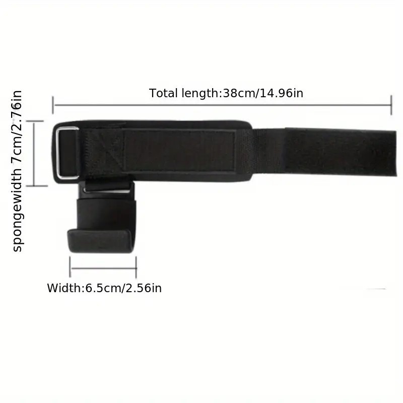 Weight Lifting Hooks Pull-Up Hooks & Straps for Weightlifting & Gym Workouts