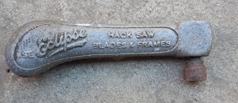 Vintage 1950s Eclipse Pad Handle For Hack Saws