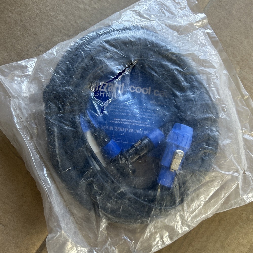 Blizzard DMXPC-10 / COMBO DMX COOL CABLE+POWERCON COMPATIBLE CABLE 10'