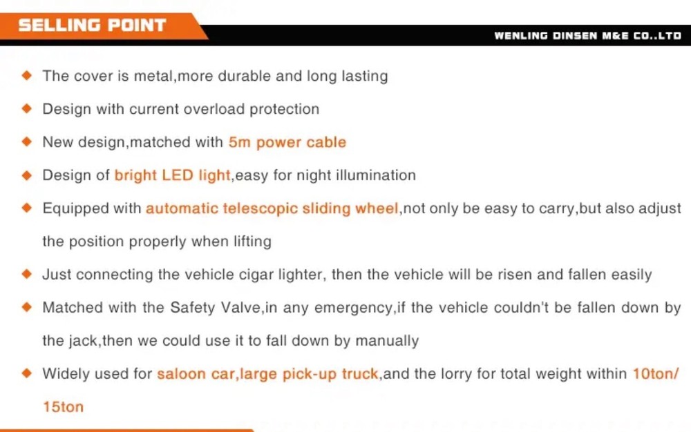 ELECTRIC HYDRAULIC JACK (Lifts 10 Tons!)
