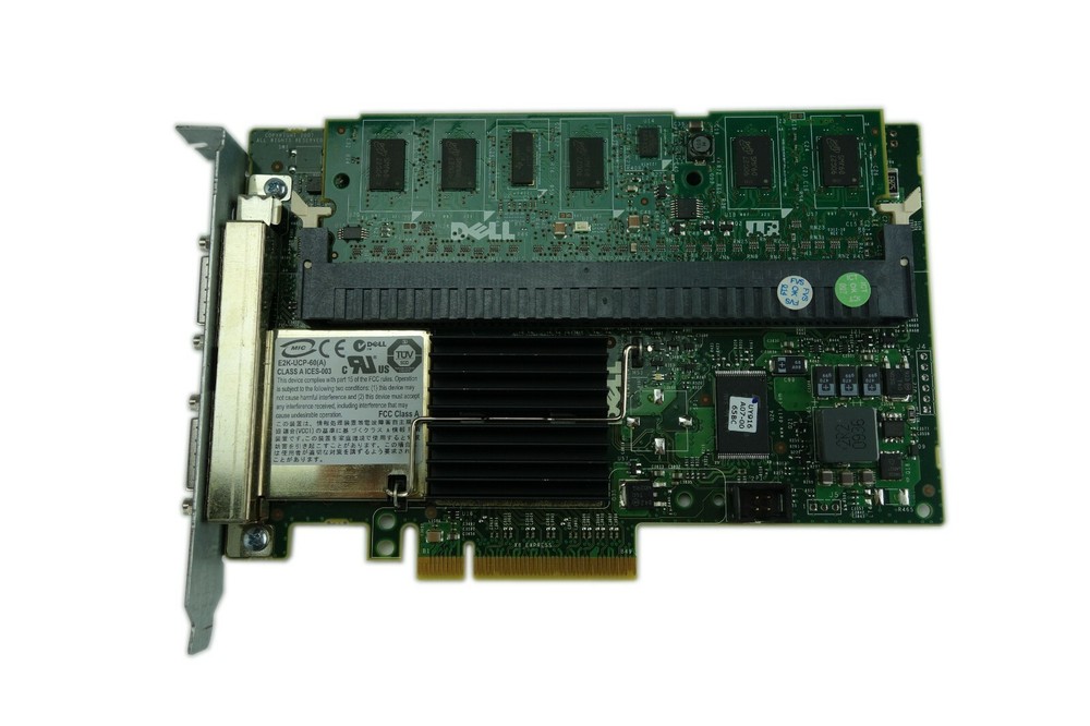 Dell PERC 6/E SAS PCI-e RAID Controller w/512MB & Battery J155F