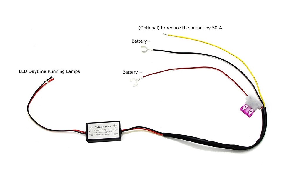 NEW DRL LED Daytime Running Light Automatic On/Off Switch Controller Module FRS