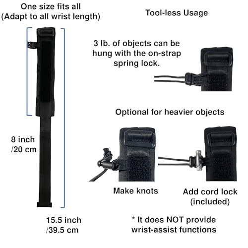 Adjustable Archery Release Wrist Strap Sling Lanyard for Handheld Bows & Gear