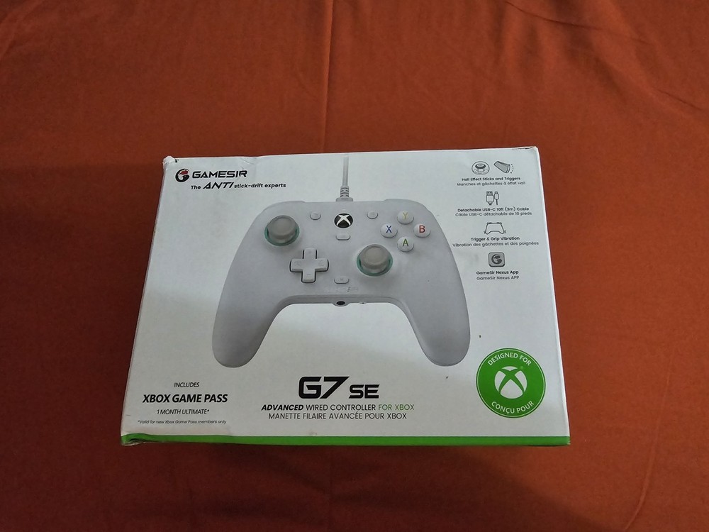 GameSir G7 SE Wired Controller for Xbox & PC - White, Hall Effect Sticks