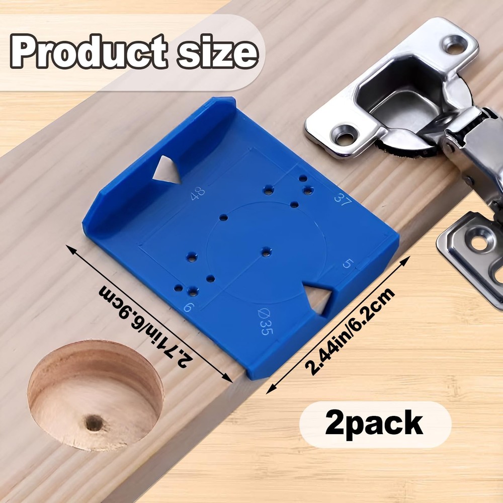 Cabinet Hinge Jig Set 35mm & 40mm Hidden Hinge Installation Tools