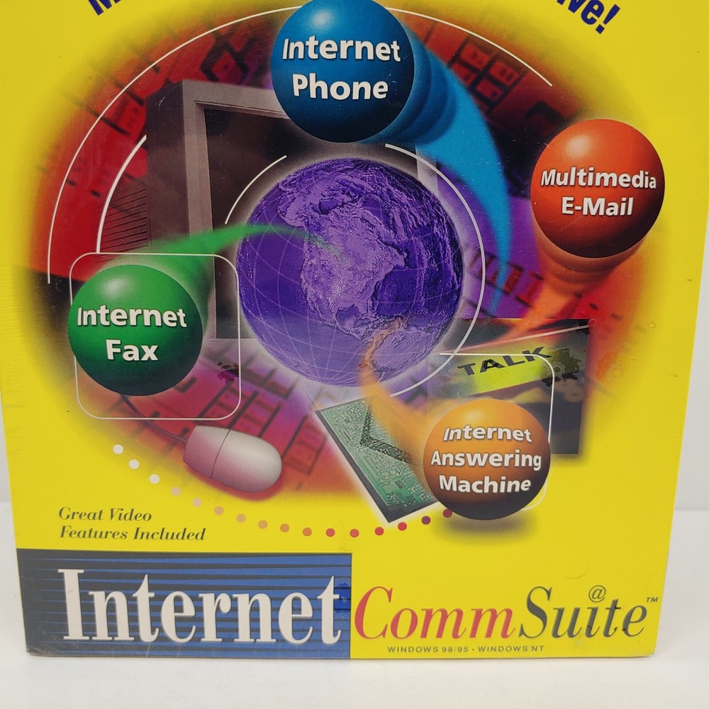 Internet CommSuite Smith Micro PC Software Program New Big Box 1998