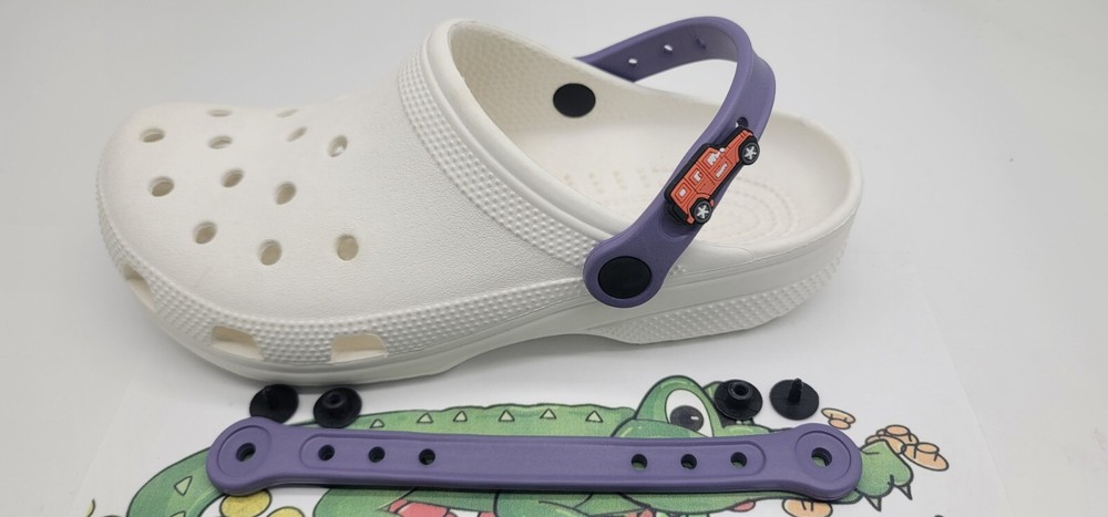 Kid Size replacement straps for croc With charm holder
