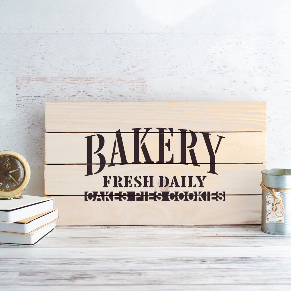 Bakery Stencil - Durable & Reusable Mylar Stencils