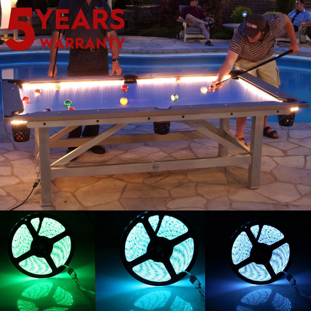 RGB LED Pool & Billiard Table Lighting KIT - light your Outdoor Pool Table US