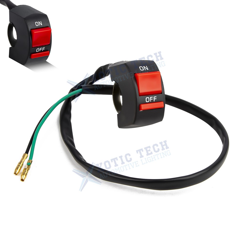 Motorcycle Handlebar Kill Switch Headlight Toggle w/On Off Button for U5 U7 U2