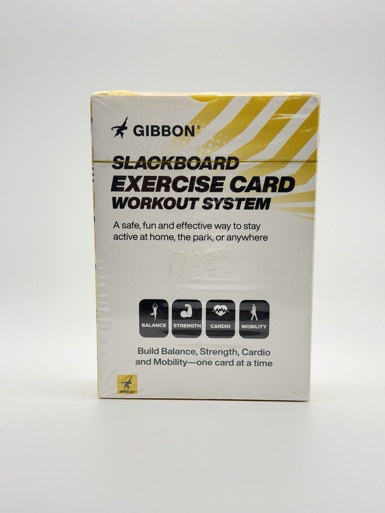 Gibbon Slackboard Exercise Card Workout System
