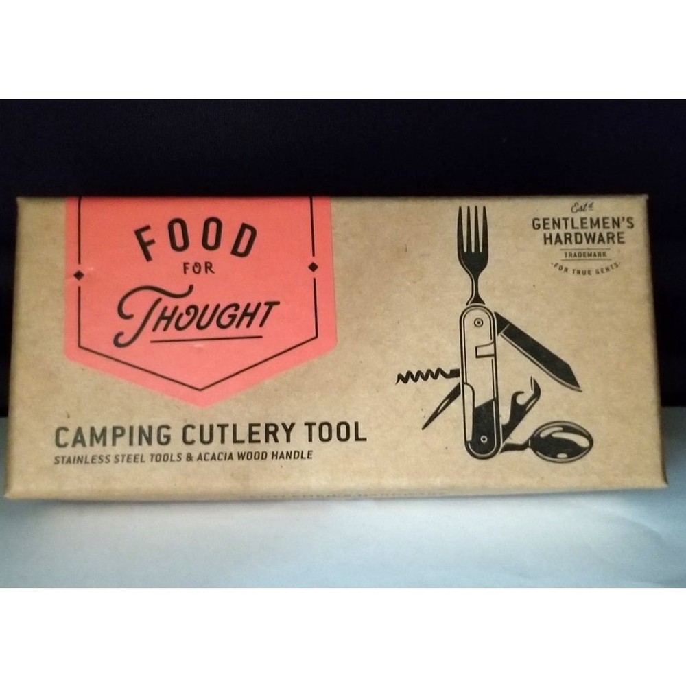 Gentlemen's Hardware Camping Cutlery Tool NWT