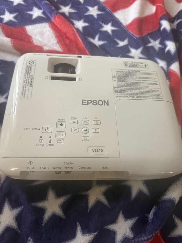 Epson VS240 SVGA 3LCD Projector HDMI USB Classroom Office
